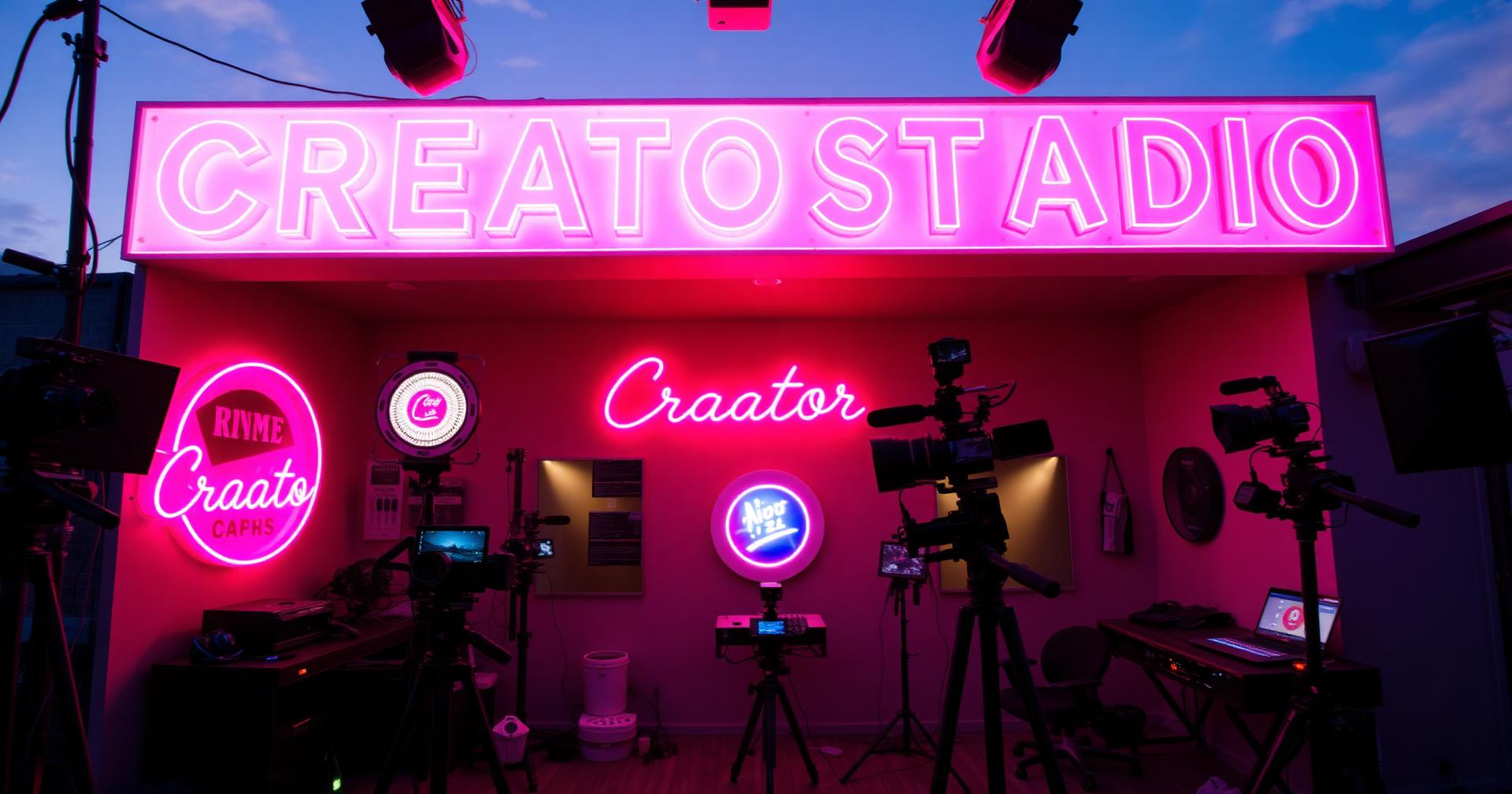 Creator scheduling social posts on a laptop in bright light